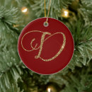 Search for letter d ornaments Gold