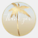 Search for palm tree thank you stickers Gold