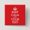 Search for calm square buttons Typography