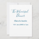 Search for minimal rehearsal dinner invitations The night before
