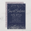 Search for blue sweet 16 invitations Princess