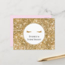 Search for eyelash postcards Gold
