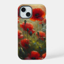 Recherche de de pavot iphone coques Aquarelle