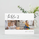 Search for bride and groom table cards Photo table numbers