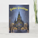 Recherche de noël gothique cartes postales Illustration