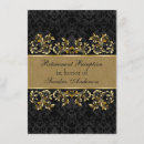 Recherche de remous de noir invitations Damassé