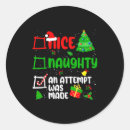 Search for funny naughty stickers Santa