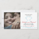 Search for engagement ring save the dates Typography