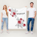 Search for rose floral blankets Background