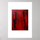Recherche de rouge sang posters Acrylique