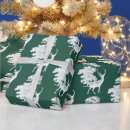 Search for dark green christmas wrapping paper Rustic