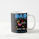 Search for autism dad mugs Father