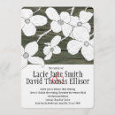 Search for dogwood wedding invitations White