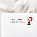 Search for peanuts return address labels Charlie brown christmas