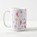 Search for music pattern mugs Abstract