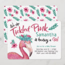 Search for tickled pink invitations Flamingo