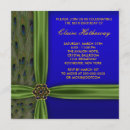 Search for gold peacock invitations 50th