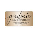 Search for copper foil return address labels Rose gold