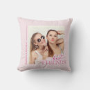 Search for hot pink throw pillows Besties