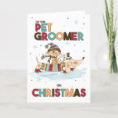Search for dog groomer christmas cards Cat