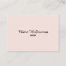Recherche de cosmetologist business cards Minimaliste