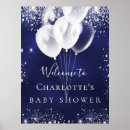 Recherche de silver glitter posters Navy blue