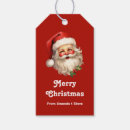Recherche de vintage santa gift tags Rétro