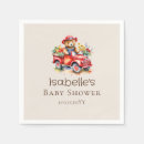 Search for red truck napkins Baby