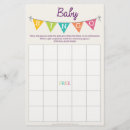 Search for baby shower games flyers Bingo
