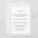Search for classic wedding announcement cards Elegant