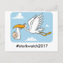Recherche de la cigogne cartes postales Nouveau