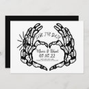 Recherche de main squelettique invitations Gothique