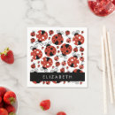 Recherche de coccinelles serviettes Motif de coccinelle