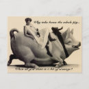 Recherche de porc drôle cartes postales Petite amie