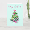 Search for vintage mid century christmas cards Watercolor