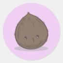 Recherche de coco autocollants Brun