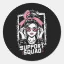 Search for breast cancer support stickers Warrior