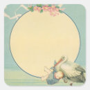 Search for vintage stork stickers Baby