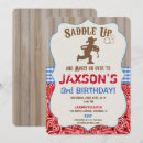 Search for boys cowboy birthday invitations Western