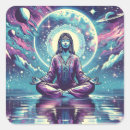 Search for spiritual art stickers Meditation