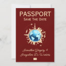 Search for passport save the dates Modern