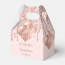 Search for blush pink favour boxes Rose gold