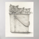 Recherche de mon chaton posters Dessin