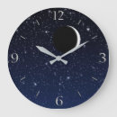 Recherche de lune et étoile horloges Ciel étoilé