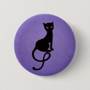 Search for evil cat buttons Black