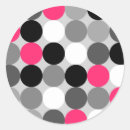 Search for pink grey polka dots stickers For her