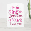 Search for grandma thank you cards Best grandma ever
