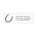 Search for old west return address labels Horse