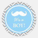 Search for chevron baby shower stickers Moustache