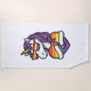 Search for rainbow unicorn beach towels Lgbt